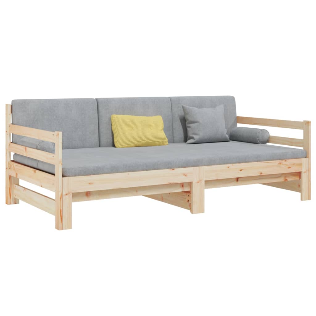 Sohvasänky ulosvedettävä 2x (90x190) cm täysi mänty - Sisustajankoti.fi