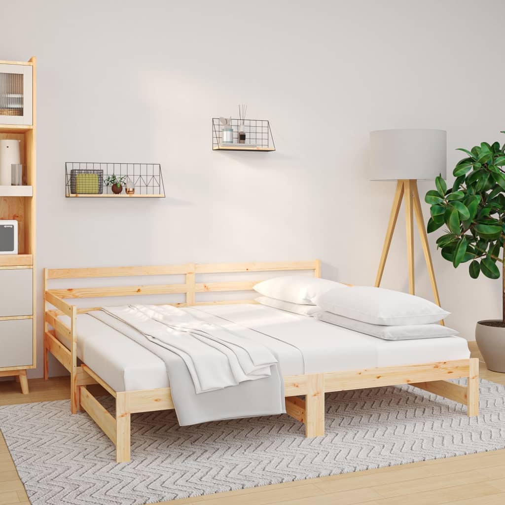Sohvasänky ulosvedettävä 2x (90x190) cm täysi mänty - Sisustajankoti.fi
