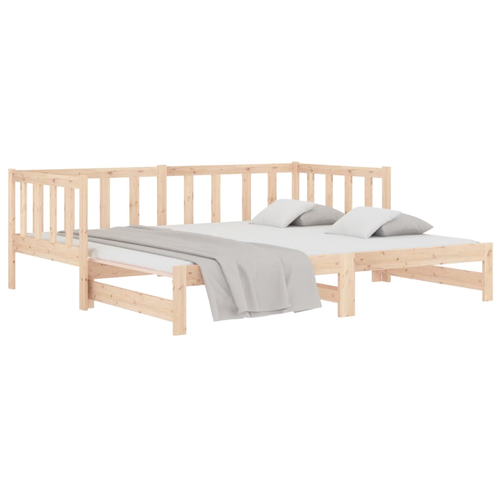 Sohvasänky ulosvedettävä 2x (90x190) cm täysi mänty - Sisustajankoti.fi