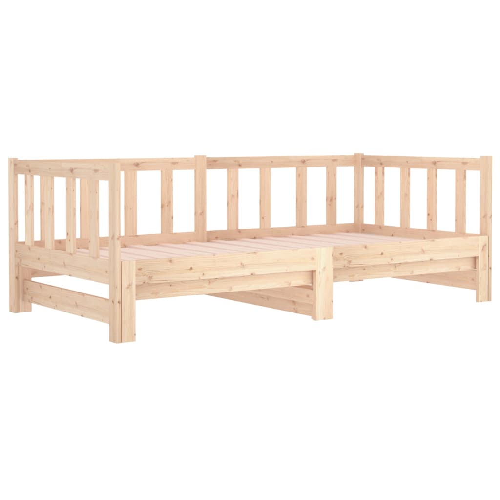 Sohvasänky ulosvedettävä 2x (90x190) cm täysi mänty - Sisustajankoti.fi