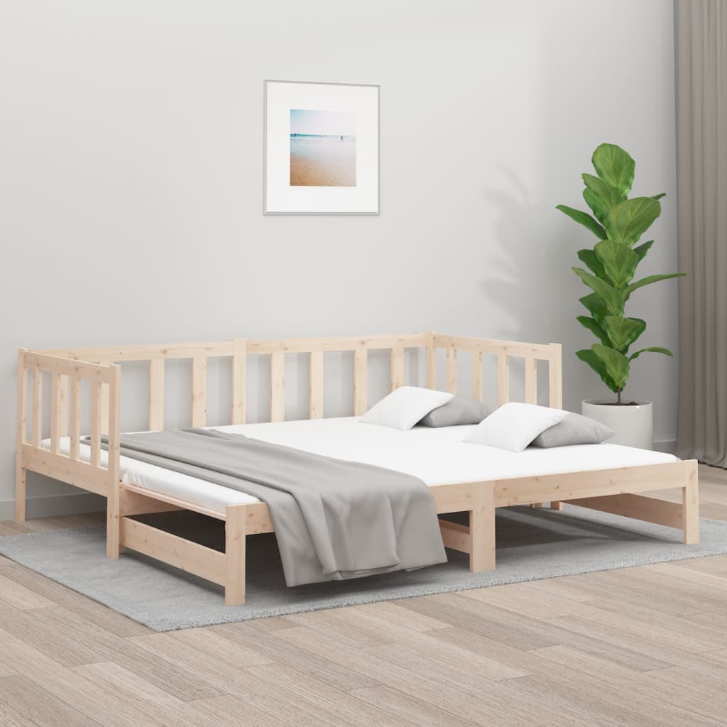 Sohvasänky ulosvedettävä 2x (90x190) cm täysi mänty - Sisustajankoti.fi