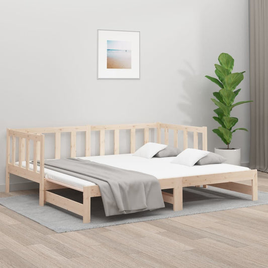 Sohvasänky ulosvedettävä 2x (90x190) cm täysi mänty - Sisustajankoti.fi