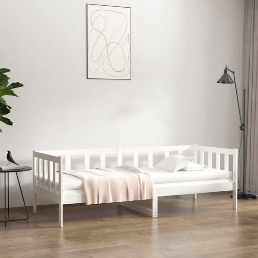 Sohvasänky valkoinen 80x200 cm täysi mänty - Sisustajankoti.fi