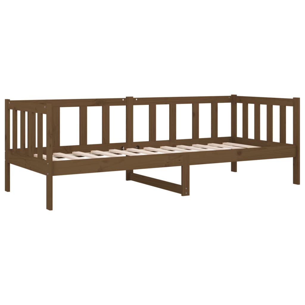 Sohvasänky hunajanruskea 80x200 cm täysi mänty - Sisustajankoti.fi