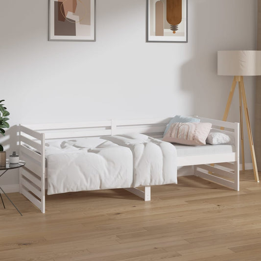Sohvasänky valkoinen 80x200 cm täysi mänty - Sisustajankoti.fi