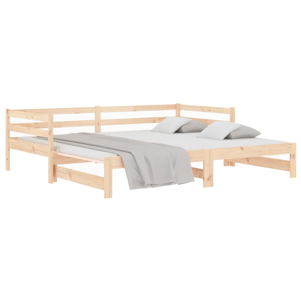 Sohvasänky ulosvedettävä 2x (80x200) cm täysi mänty - Sisustajankoti.fi