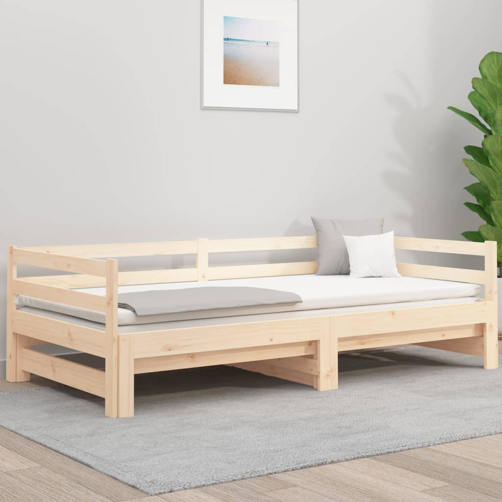 Sohvasänky ulosvedettävä 2x (80x200) cm täysi mänty - Sisustajankoti.fi