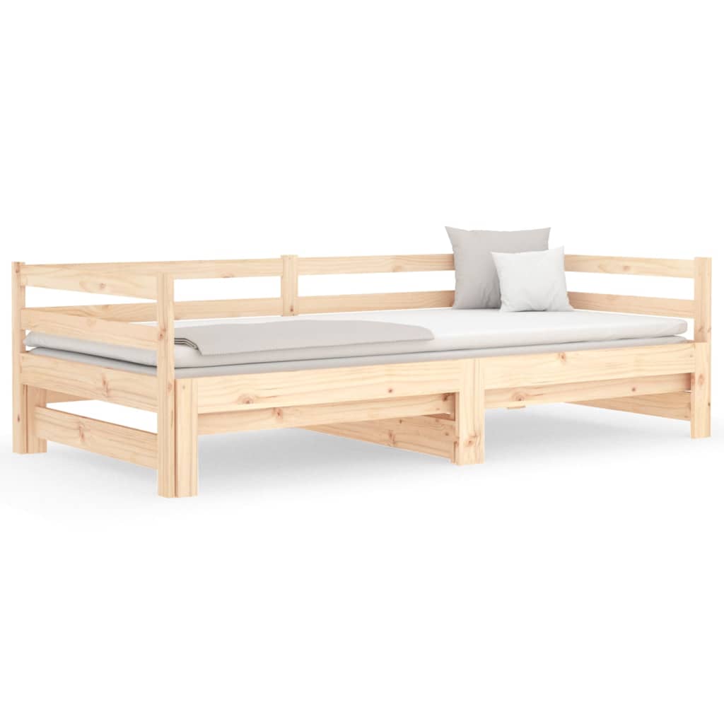 Sohvasänky ulosvedettävä 2x (80x200) cm täysi mänty - Sisustajankoti.fi