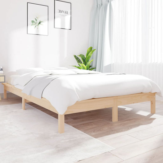 Sängynrunko 150x200 cm täysi mänty 5FT King Size - Sisustajankoti.fi