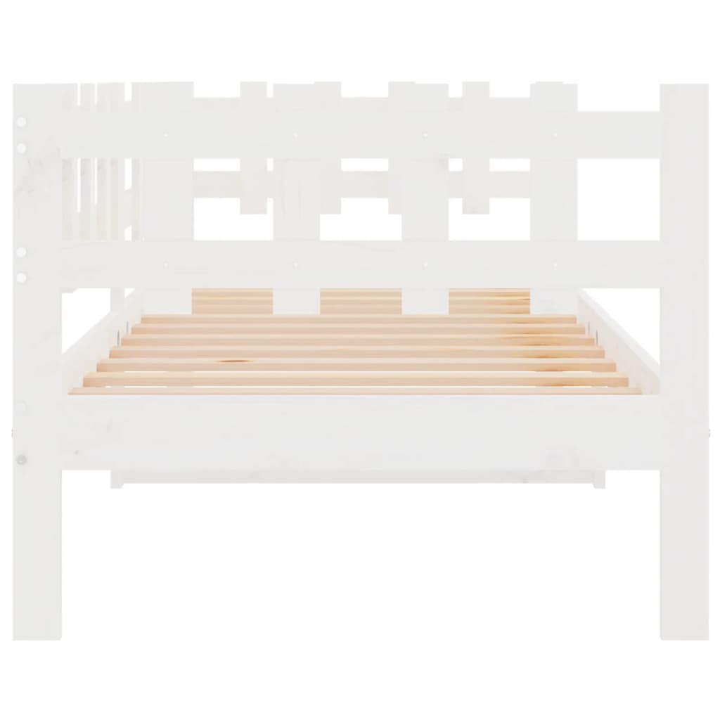 Sohvasänky valkoinen 80x200 cm täysi mänty - Sisustajankoti.fi