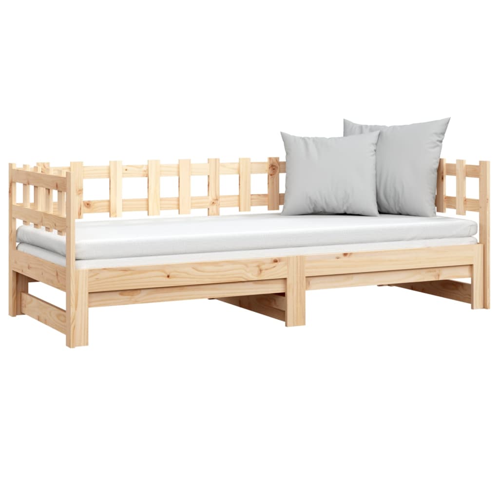 Sohvasänky ulosvedettävä 2x (90x190) cm täysi mänty - Sisustajankoti.fi