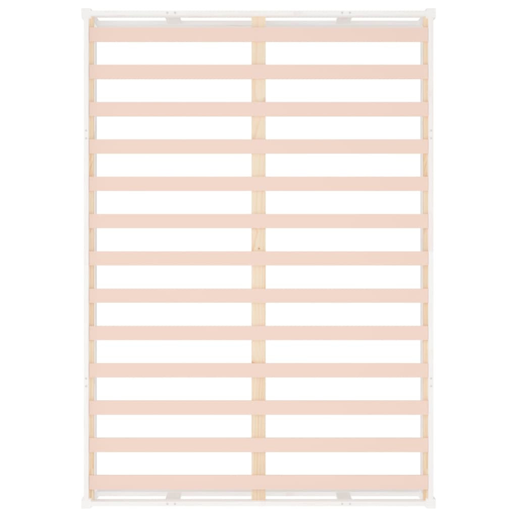 Sängynrunko valkoinen 120x190 cm 4FT Small Double täysi puu - Sisustajankoti.fi