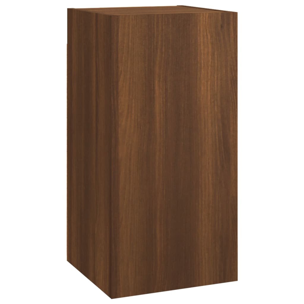 TV-kaapit 7 kpl ruskea tammi 30,5x30x60 cm tekninen puu - Sisustajankoti.fi
