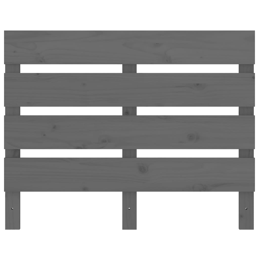 Sängynrunko harmaa 75x190 cm täysi mänty 2FT6 Small Single - Sisustajankoti.fi