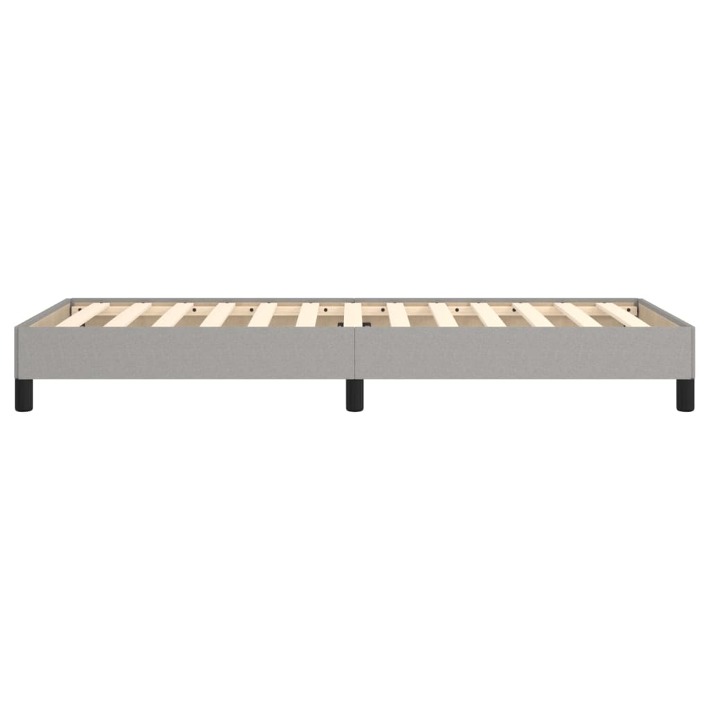 Sängynrunko vaaleanharmaa 90x190 3FT Single kangas - Sisustajankoti.fi