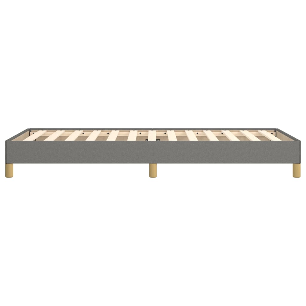 Sängynrunko tummanharmaa 90x190 3FT Single kangas - Sisustajankoti.fi