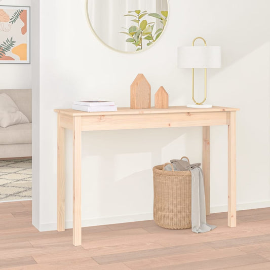 Konsolipöytä 110x40x75 cm täysi mänty - Sisustajankoti.fi