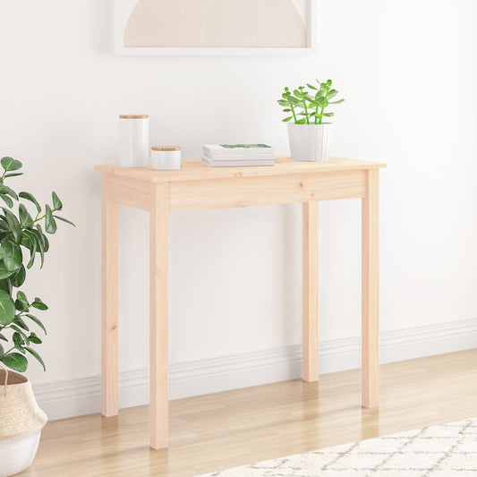 Konsolipöytä 80x40x75 cm täysi mänty - Sisustajankoti.fi