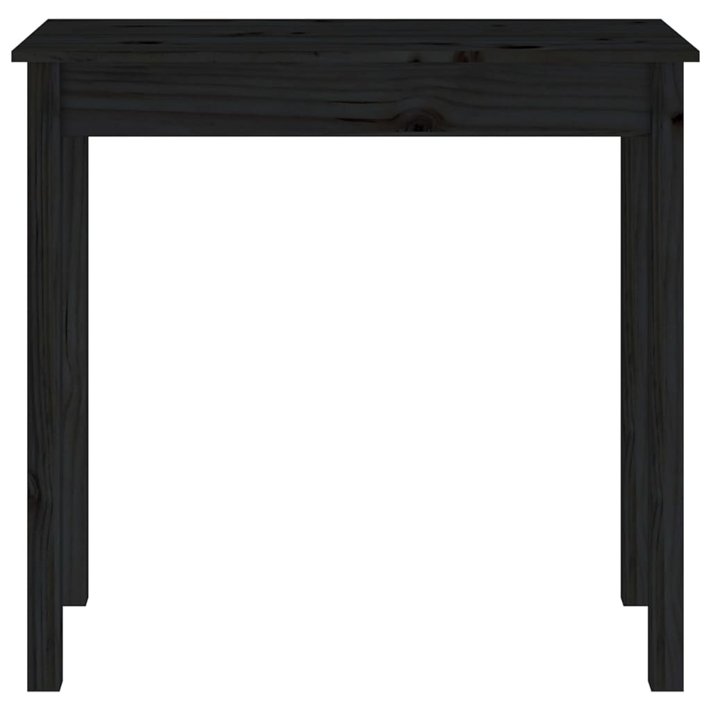 Konsolipöytä musta 80x40x75 cm täysi mänty - Sisustajankoti.fi
