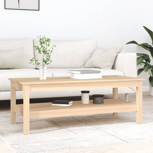 Sohvapöytä 110x50x40 cm täysi mänty - Sisustajankoti.fi