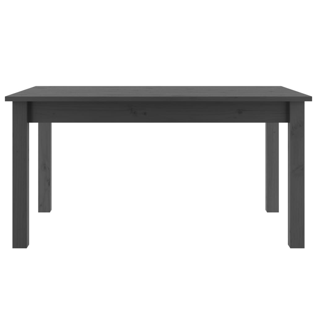 Sohvapöytä harmaa 80x50x40 cm täysi mänty - Sisustajankoti.fi