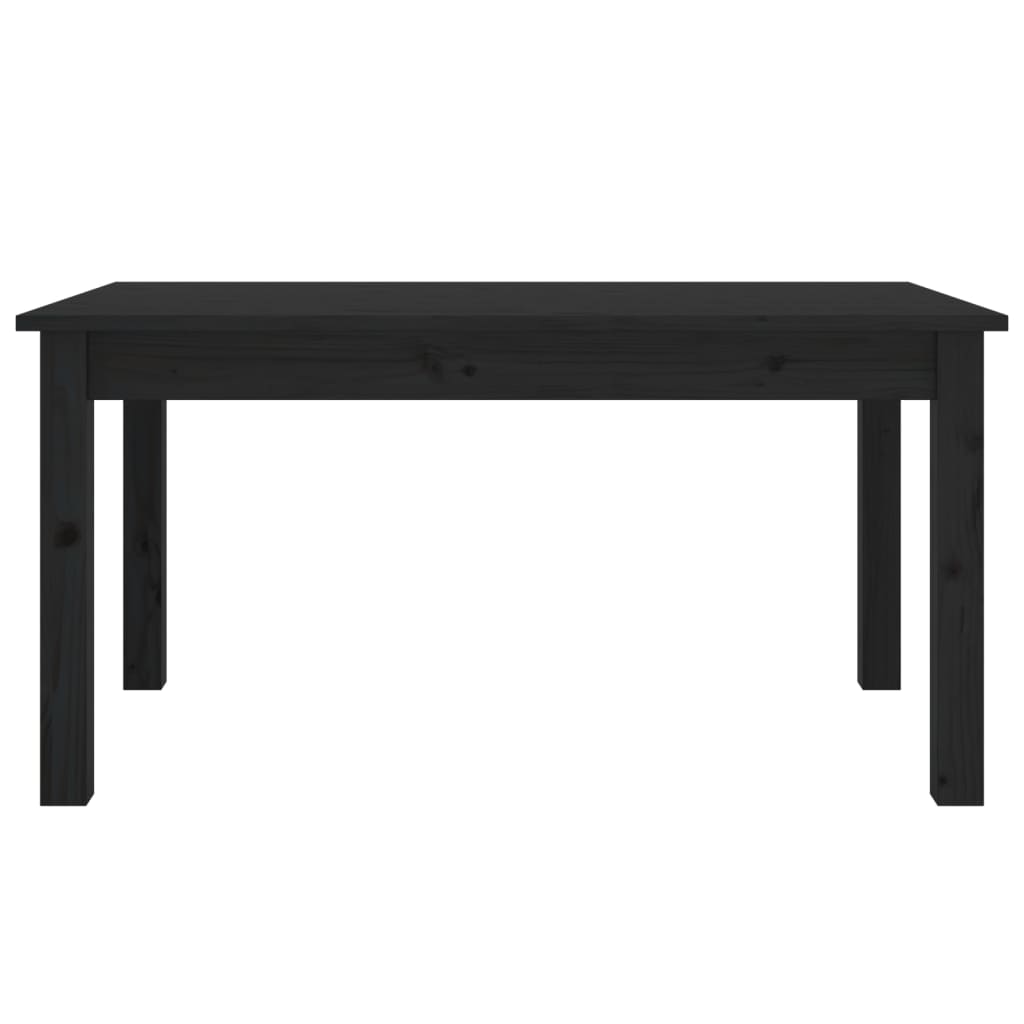 Sohvapöytä musta 80x50x40 cm täysi mänty - Sisustajankoti.fi