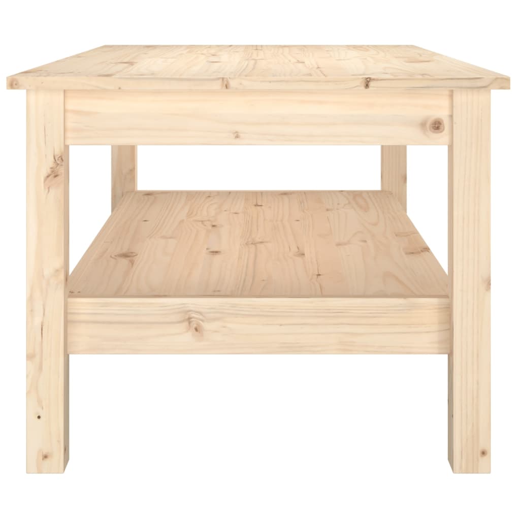 Sohvapöytä 80x50x40 cm täysi mänty - Sisustajankoti.fi
