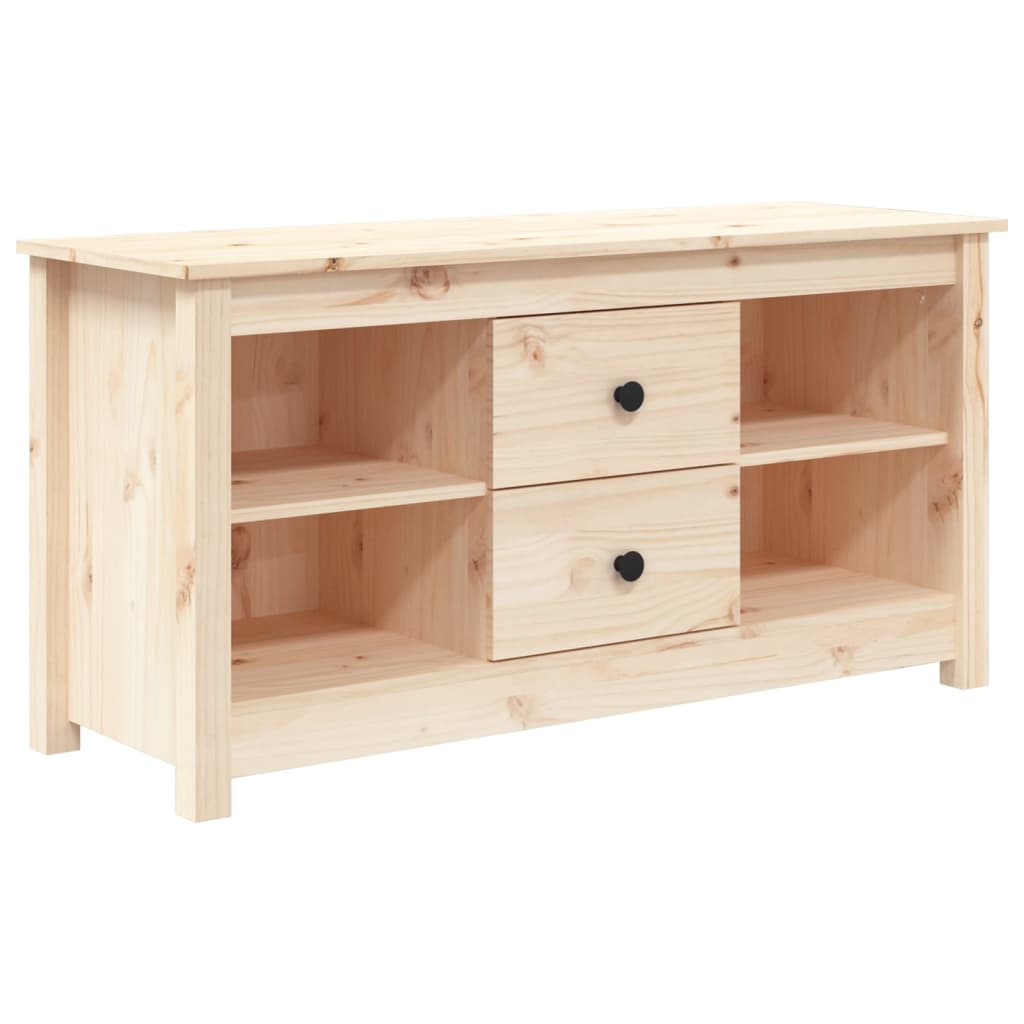 TV-taso 103x36,5x52 cm täysi mänty - Sisustajankoti.fi