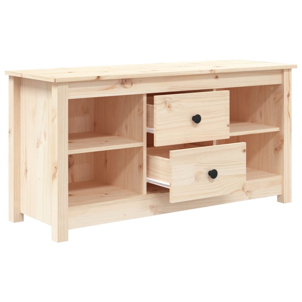 TV-taso 103x36,5x52 cm täysi mänty - Sisustajankoti.fi