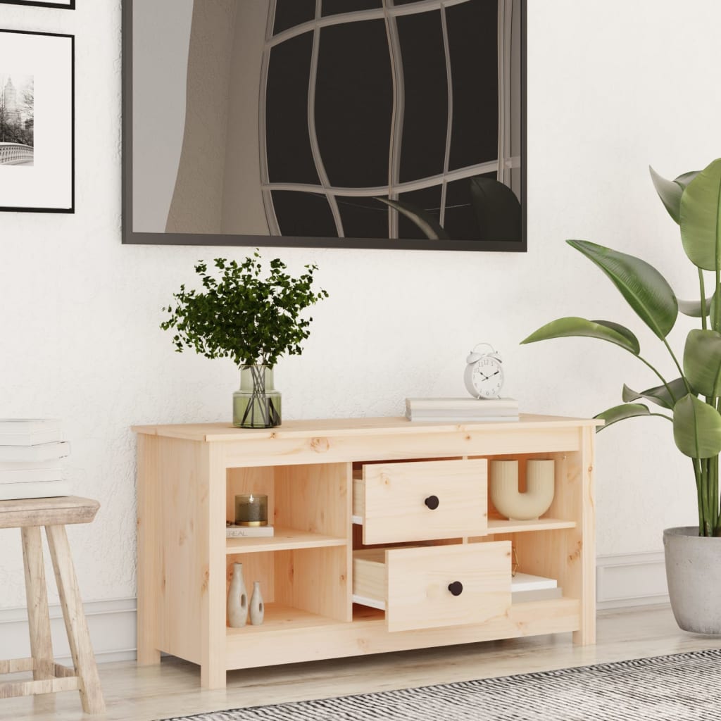TV-taso 103x36,5x52 cm täysi mänty - Sisustajankoti.fi