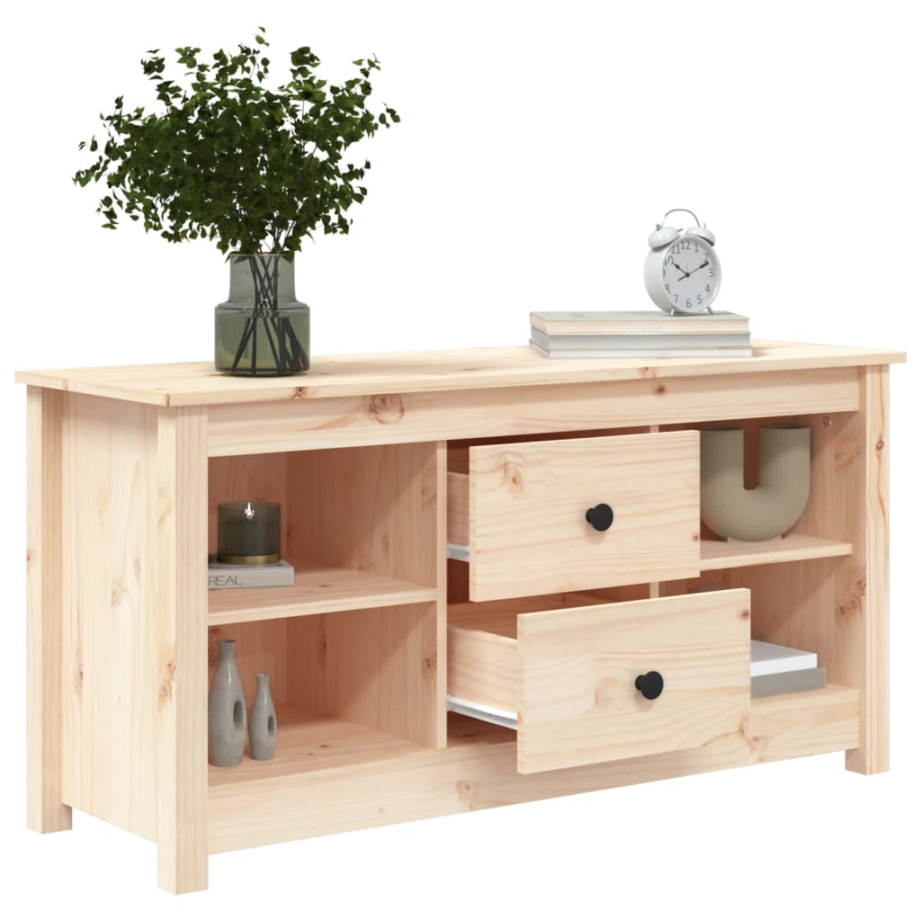 TV-taso 103x36,5x52 cm täysi mänty - Sisustajankoti.fi