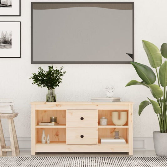 TV-taso 103x36,5x52 cm täysi mänty - Sisustajankoti.fi