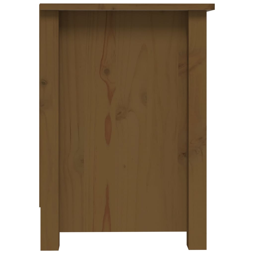 TV-taso hunajanruskea 103x36,5x52 cm täysi mänty - Sisustajankoti.fi