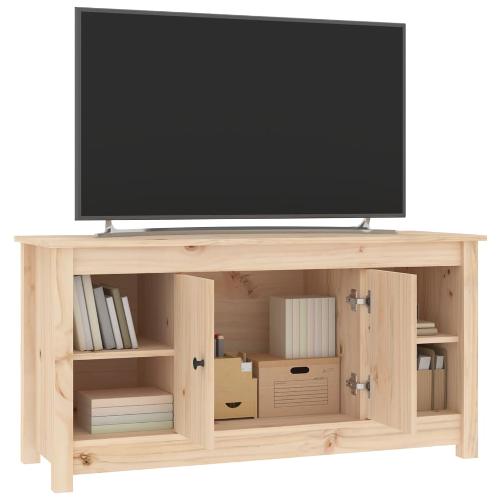 TV-taso 103x36,5x52 cm täysi mänty - Sisustajankoti.fi
