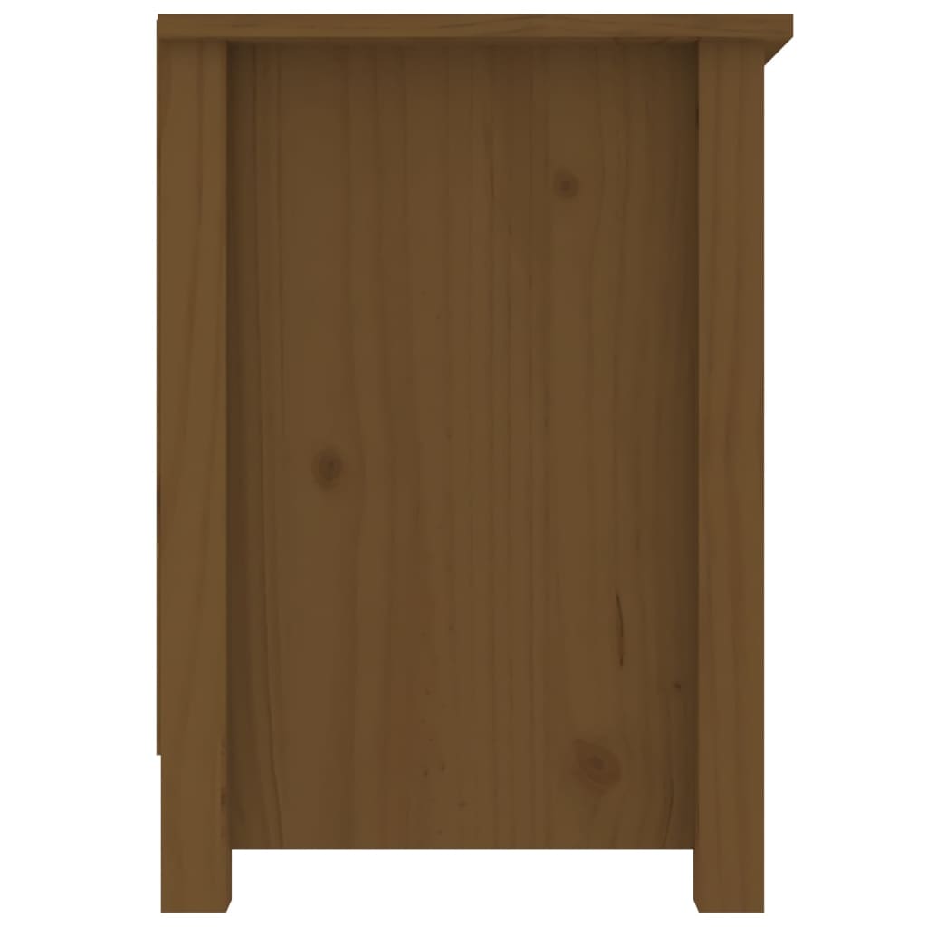 TV-taso hunajanruskea 103x36,5x52 cm täysi mänty - Sisustajankoti.fi