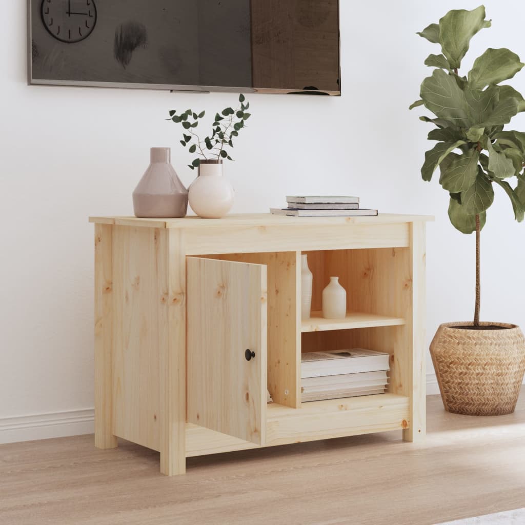 TV-kaappi 70x36,5x52 cm täysi mänty - Sisustajankoti.fi