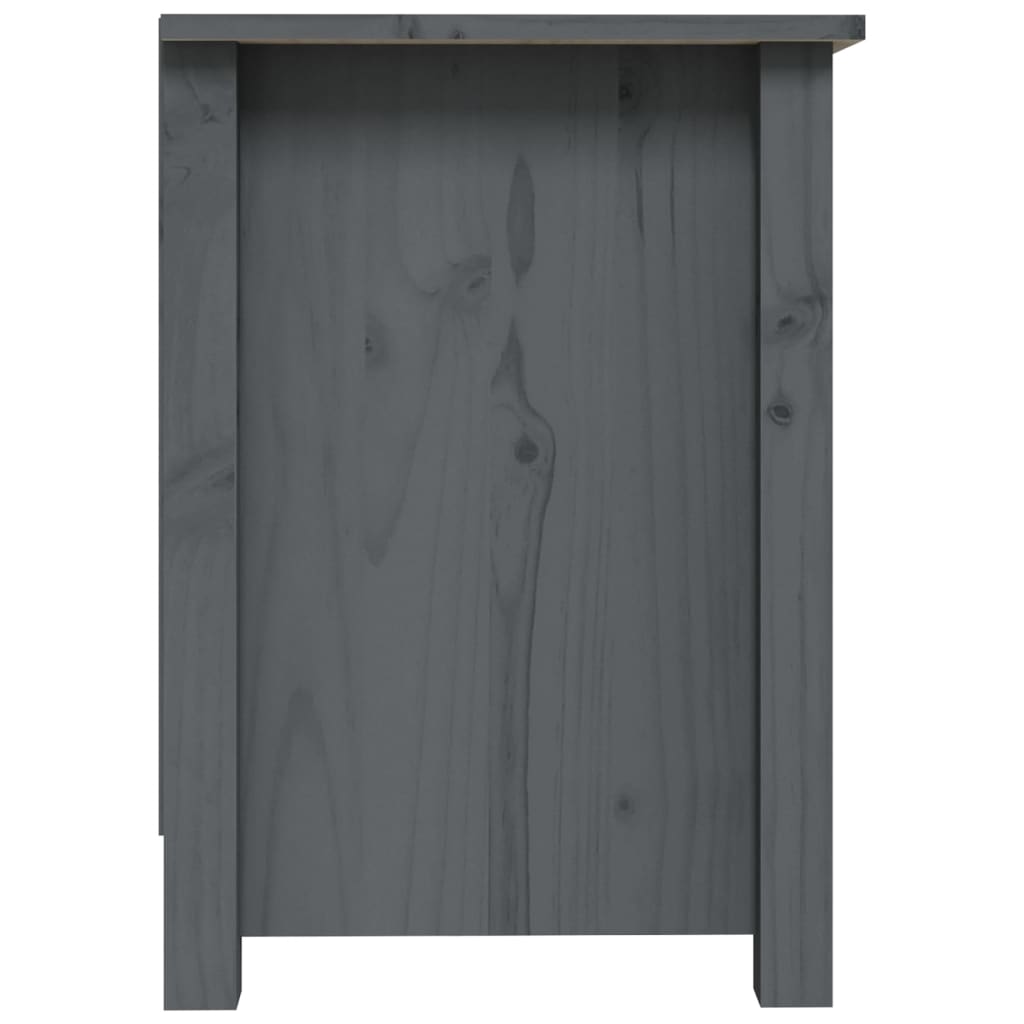 TV-kaappi harmaa 70x36,5x52 cm täysi mänty - Sisustajankoti.fi