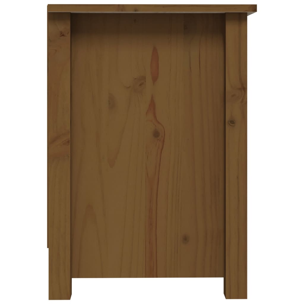 TV-kaappi hunajanruskea 70x36,5x52 cm täysi mänty - Sisustajankoti.fi