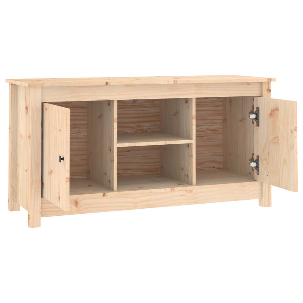 TV-taso 103x36,5x52 cm täysi mänty - Sisustajankoti.fi