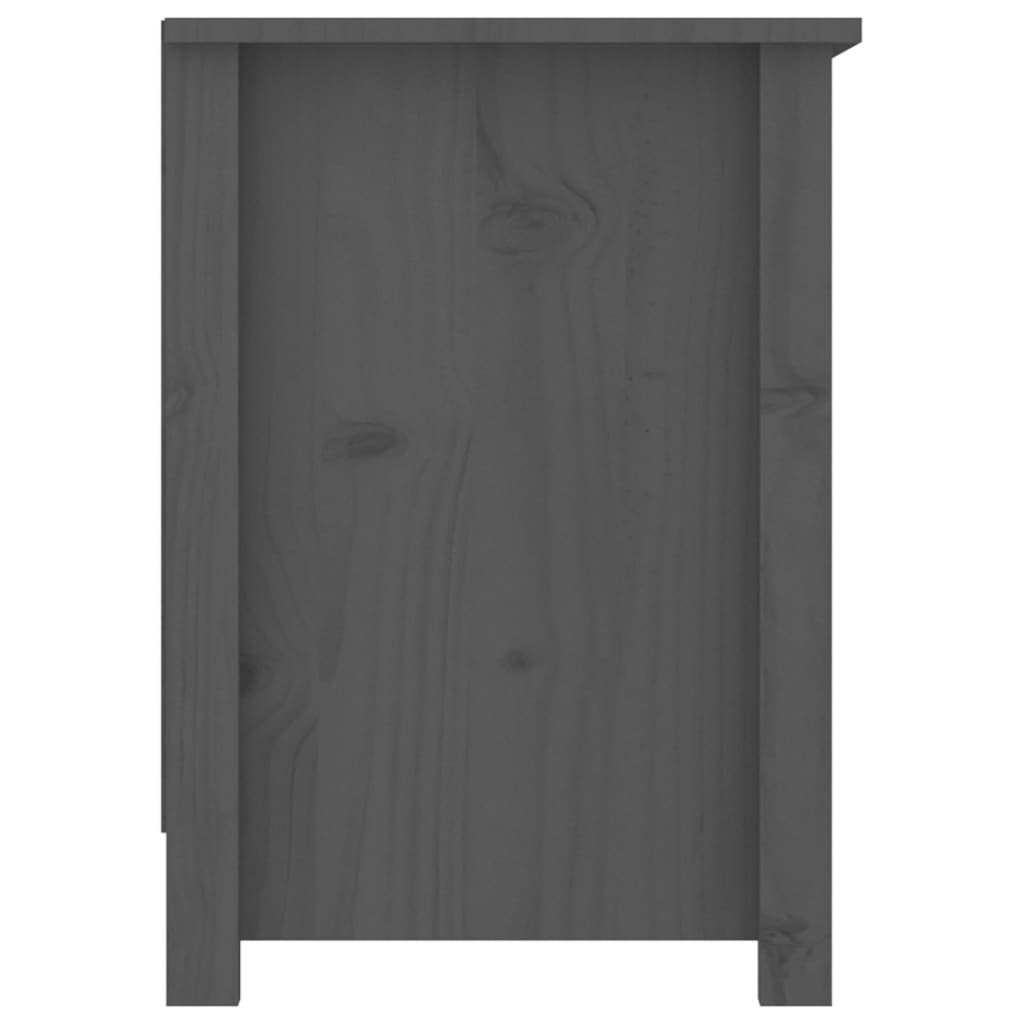 TV-taso harmaa 103x36,5x52 cm täysi mänty - Sisustajankoti.fi