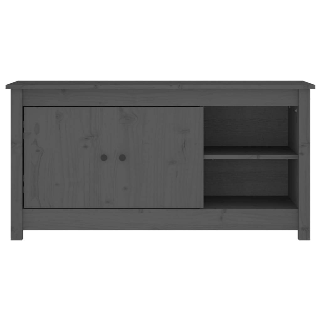 TV-taso harmaa 103x36,5x52 cm täysi mänty - Sisustajankoti.fi