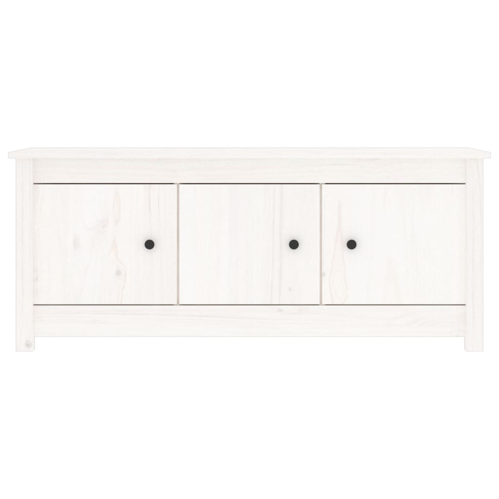 Kenkäkaappi valkoinen 110x38x45,5 cm täysi mänty - Sisustajankoti.fi
