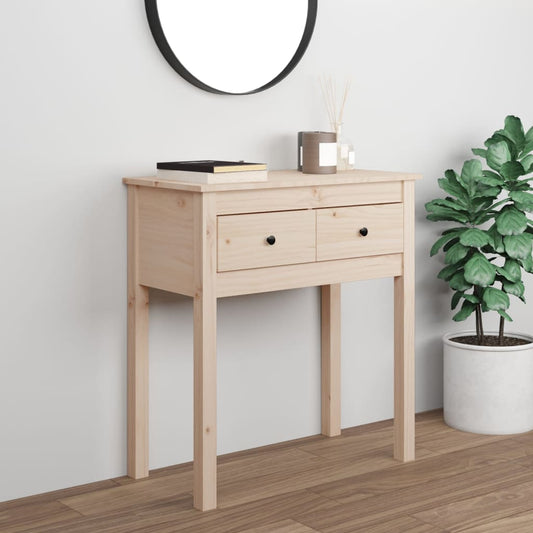 Konsolipöytä 70x35x75 cm täysi mänty - Sisustajankoti.fi