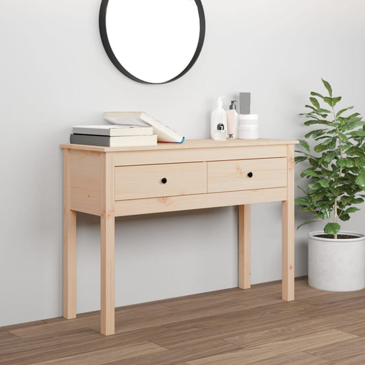 Konsolipöytä 100x35x75 cm täysi mänty - Sisustajankoti.fi