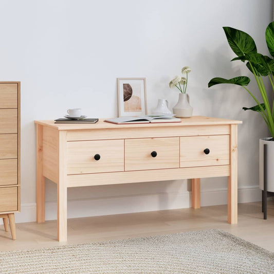 Sohvapöytä 102x49x55 cm täysi mänty - Sisustajankoti.fi