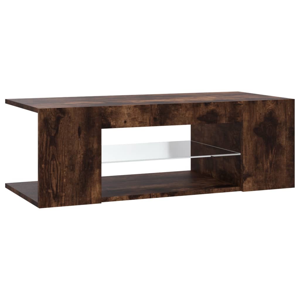 TV-taso LED-valoilla savutammi 90x39x30 cm - Sisustajankoti.fi