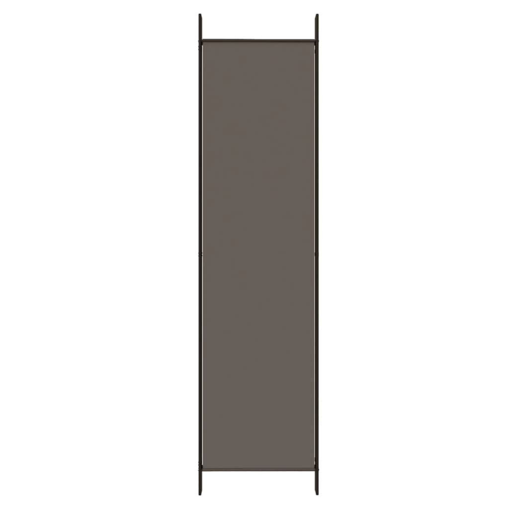 4-paneelinen Tilanjakaja antrasiitti 200x200 cm kangas - Sisustajankoti.fi