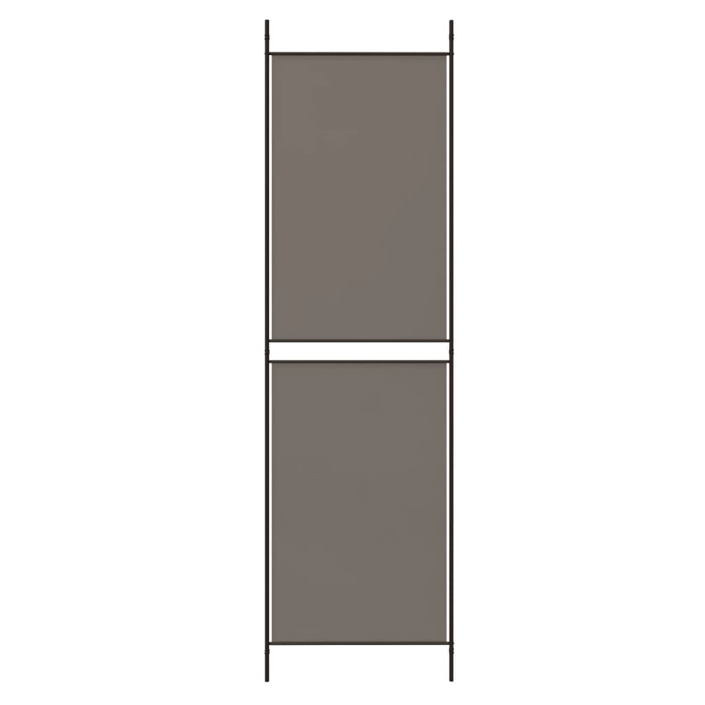 3-paneelinen Tilanjakaja antrasiitti 150x180 cm kangas - Sisustajankoti.fi