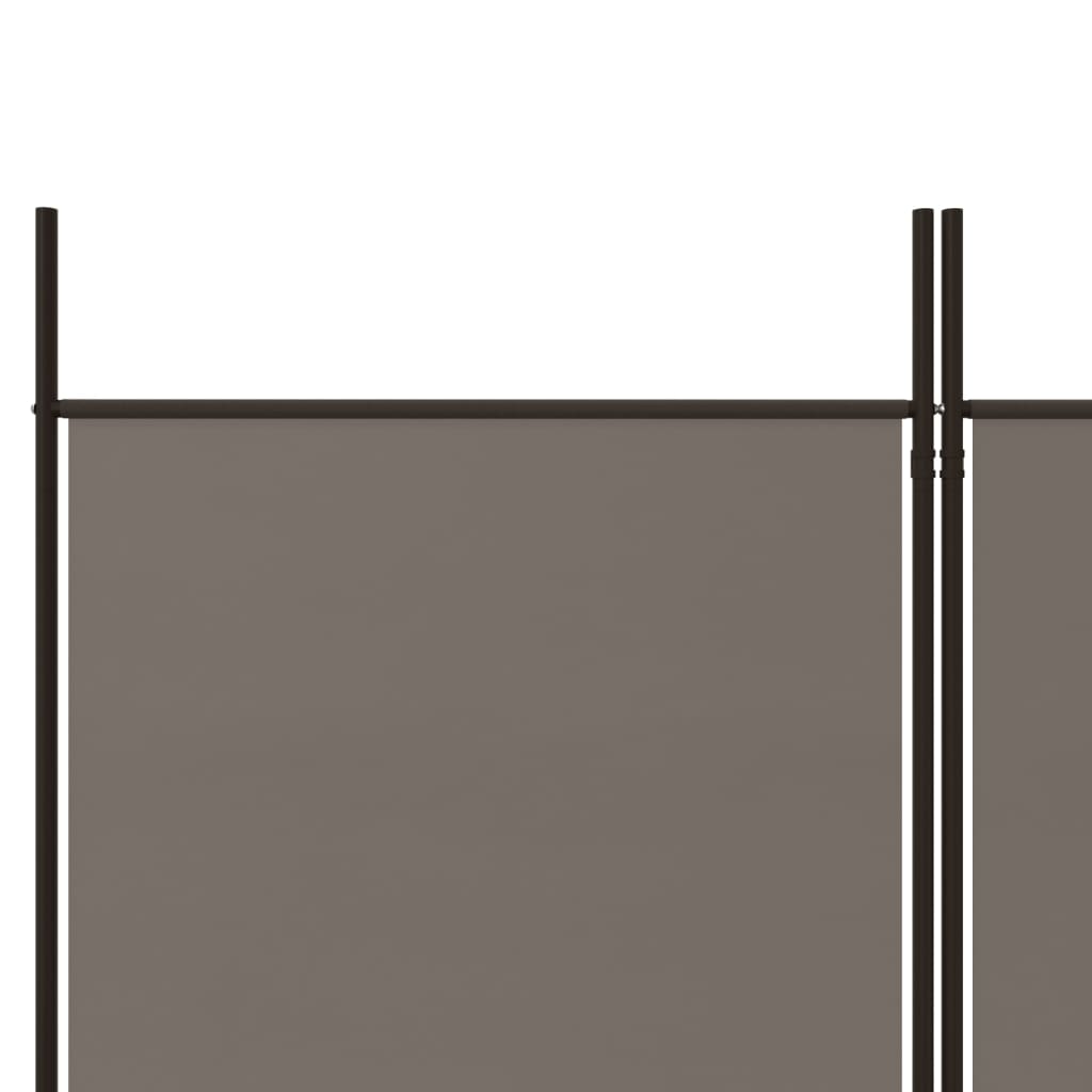 5-paneelinen Tilanjakaja antrasiitti 250x220 cm kangas - Sisustajankoti.fi