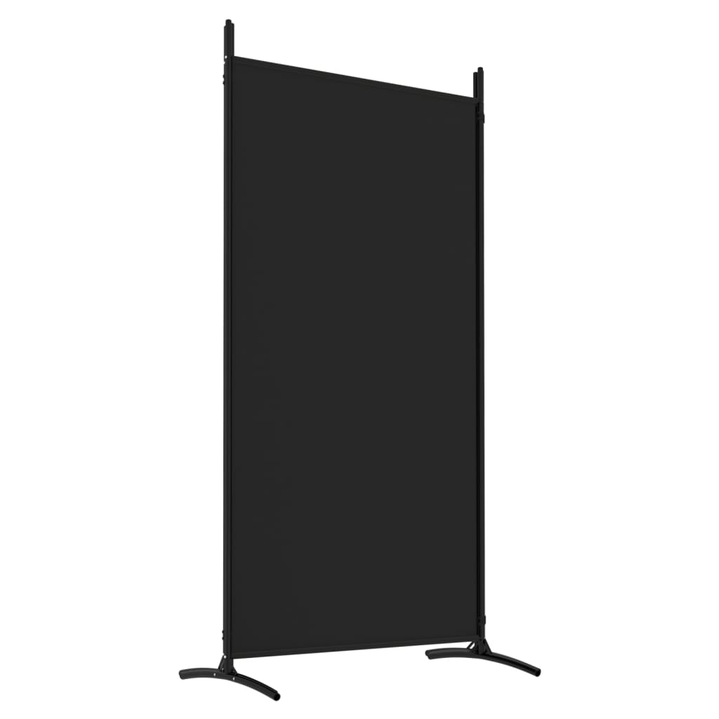 4-paneelinen Tilanjakaja musta 346x180 cm kangas - Sisustajankoti.fi